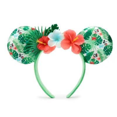 Walt Disney World Minnie Mouse Tropical Hideaway Ears Headband For Adults