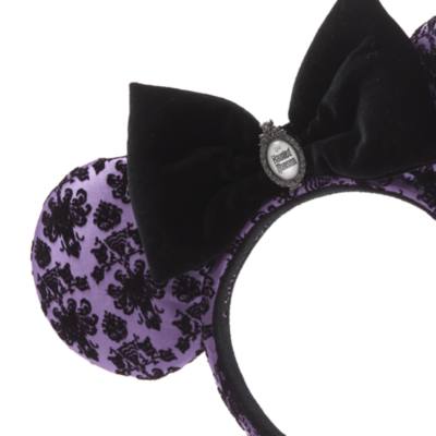Walt Disney World diadema con orejas Minnie Mouse para adultos, The Haunted Mansion