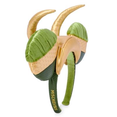 Disney Parks Mickey Mouse Loki Ears Headband For Adults