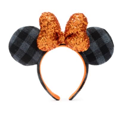 Disney Parks Halloween buffalo check/buffalo plaid Minnie Mouse ears. Amazon.com: CLGIFT Buffalo Plaid Mickey Ears/Red Plaid  main image 4