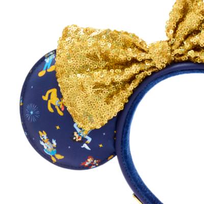 Loungefly Walt Disney World 50th Anniversary Minnie Mouse Ears Headband For Adults