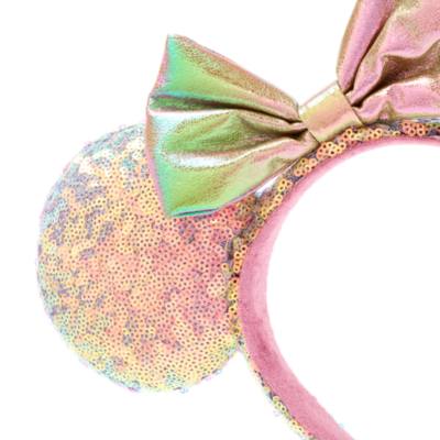 Walt Disney World Minnie Mouse 50th Anniversary Earidescent Ears Headband For Adults