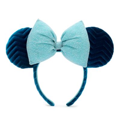Disney Parks Minnie Mouse Azul Ears Headband For Adults