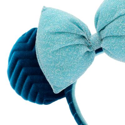 Disney Parks Minnie Mouse Azul Ears Headband For Adults