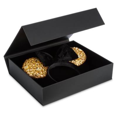 Walt Disney World - 50th Anniversary Luxe Logo Kollektion - Minnie Maus - Schmuckbesetzter Haarreif mit Ohren f&uuml;r Erwachsene, verpackt