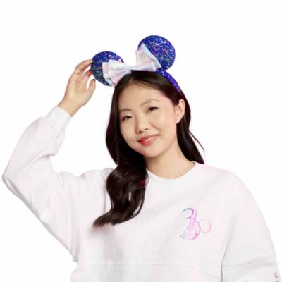 Disneyland Paris Minnie Mouse 30th Anniversary Ears Headband For Adults