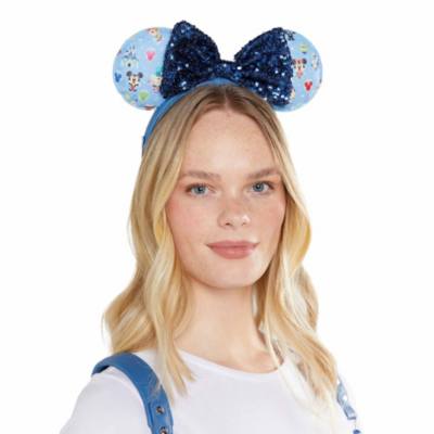 Loungefly Minnie Mouse Chibi Attractions Ears Headband For Adults
