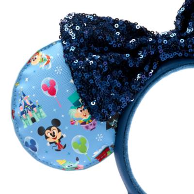 Loungefly Minnie Mouse Chibi Attractions Ears Headband For Adults