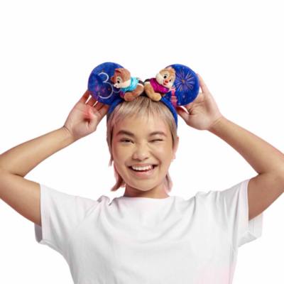 Disneyland Paris Chip 'n' Dale 30th Anniversary Ears Headband For Adults