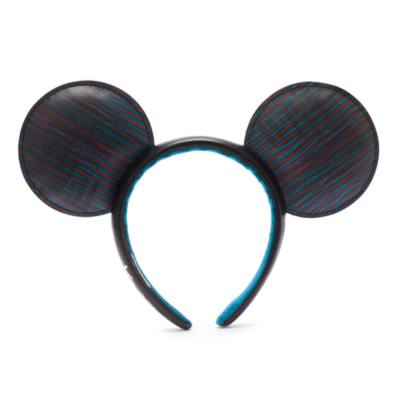 Disney Parks Jack Skellington Mickey Mouse Ears Headband For Adults