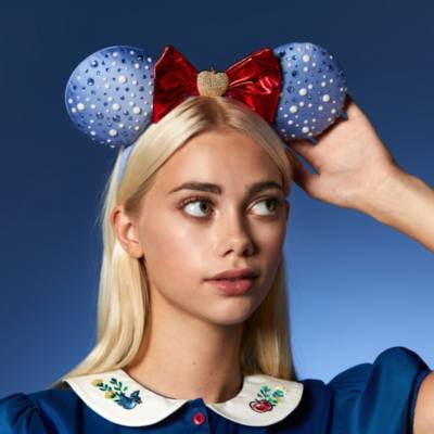 BaubleBar Snow White Minnie Mouse Ears Headband For Adults  display picture 2