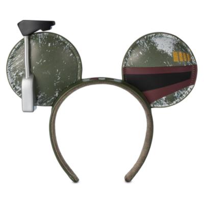 Disney Parks Boba Fett Mickey Mouse Ears Headband For Adults, Star Wars