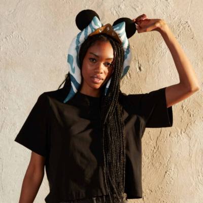 Disney Parks Ahsoka Tano Minnie Mouse Ears Headband For Adults, Star Wars