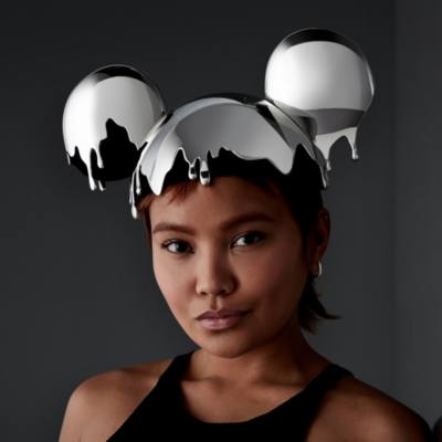 Micky Maus - Disney100 Celebration Kollektion - Hut mit Ohren im tropfenden Design f&uuml;r Erwachsene - Limitierte Edition 