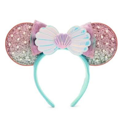 Disney Parks The Little Mermaid Minnie Mouse Ears Headband for Adults