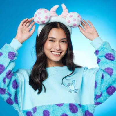 Disney Parks Sulley Fuzzy Fun Ears Headband For Adults, Monsters, Inc.