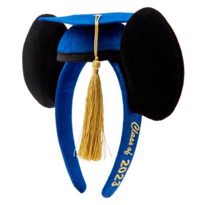 Walt Disney World Mickey Mouse Graduation 2023 Ears Headband For Adults