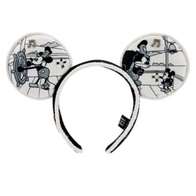 Micky Maus - Steamboat Willie - Disney100 Decades Kollektion - Haarband mit Ohren f&uuml;r Erwachsene - 1 von 10