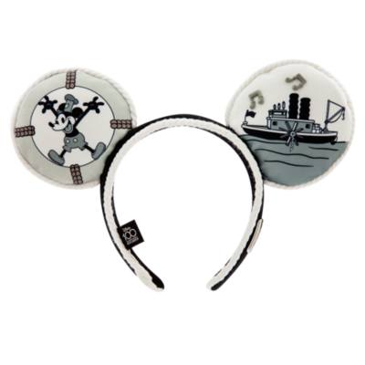 Micky Maus - Steamboat Willie - Disney100 Decades Kollektion - Haarband mit Ohren f&uuml;r Erwachsene - 1 von 10