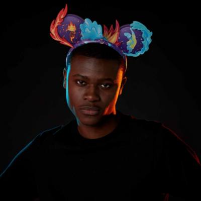 Disney Parks Elemental Mickey Ears Headband For Adults