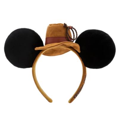Disney Parks Indiana Jones Mickey Ears Headband For Adults