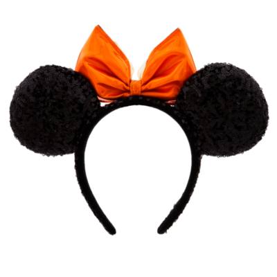 Minnie Mouse Orange Ears Headband For Adults