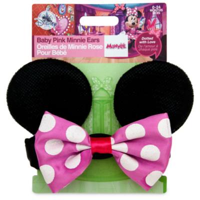 Minnie Maus - Haarband mit Ohren f&uuml;r Babys
