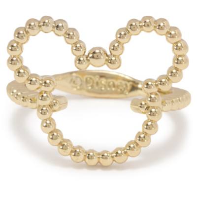 Micky Maus Symbol - Perlenverzierter Ring
