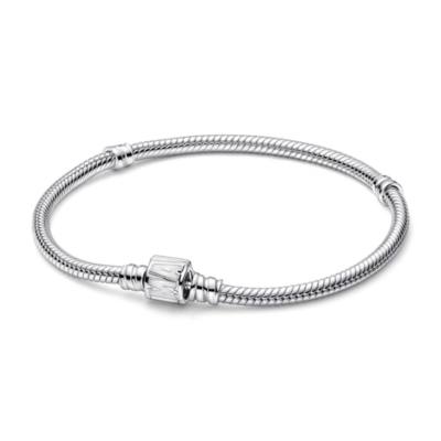 Marvel X Pandora Moments Marvel Logo Clasp Snake Chain Bracelet