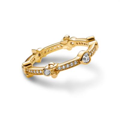 Disney X Pandora Mickey Mouse & Minnie Mouse Sparkling Eternity Ring