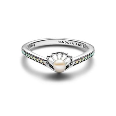 Disney X Pandora Disney Princess Ariel Shell Treated Freshwater Cultured Pearl Ring