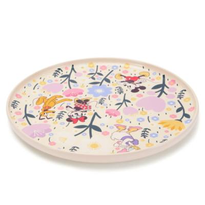 Mickey Mouse and Friends Floral Dinner Plate