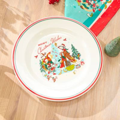 Mickey Mouse and Friends Festive Vintage Dinner Plate
