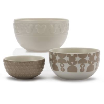 Mickey Mouse Icon Nesting Bowls, Set of 3, Home Haven