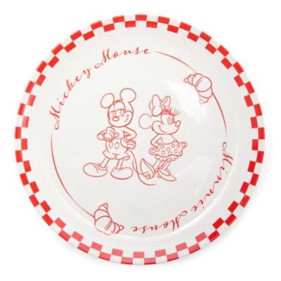 Mickey Mouse and Minnie Mouse Pastry Plate