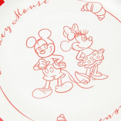 Mickey Mouse and Minnie Mouse Pastry Plate