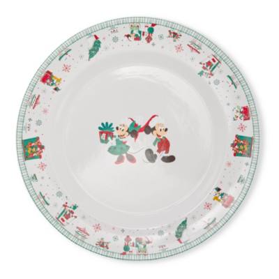 Mickey Mouse and Friends Christmas Dinner Plate