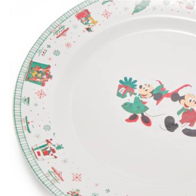 Mickey Mouse and Friends Christmas Dinner Plate