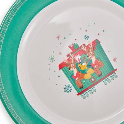 Mickey Mouse and Friends Christmas Side Plate Set
