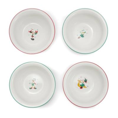 Mickey Mouse and Friends Christmas Bowl Set