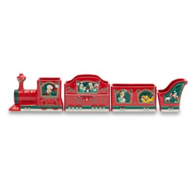 Mickey Mouse and Friends Christmas Train Treat Bowl Set