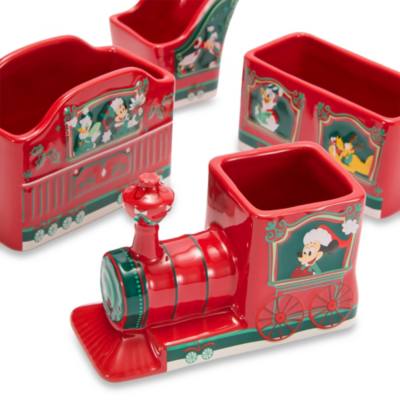 Mickey Mouse and Friends Christmas Train Treat Bowl Set