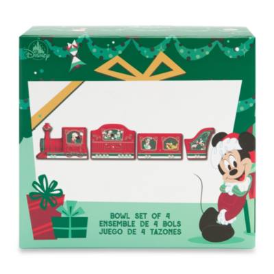 Mickey Mouse and Friends Christmas Train Treat Bowl Set