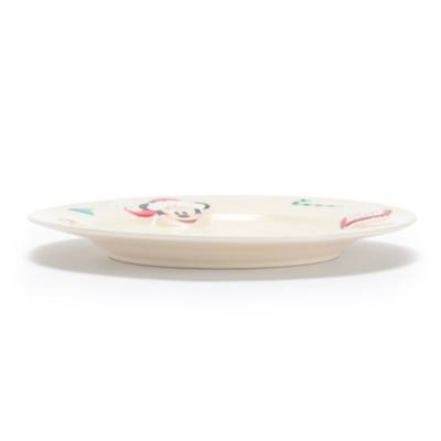 Mickey Mouse &lsquo;Cookies for Santa&rsquo; Plate
