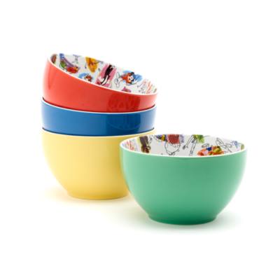 Disney Ink & Paint Bowls, Set of 4