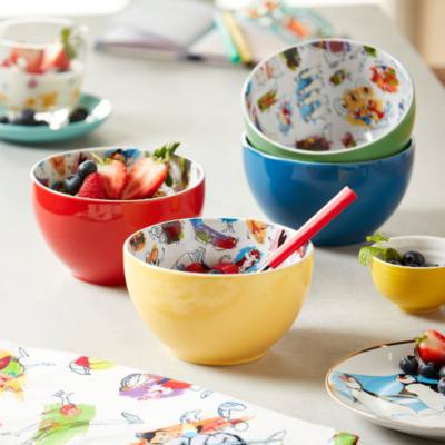 Disney Ink & Paint Bowls, Set of 4