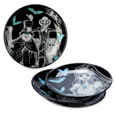The Haunted Mansion Plates, Set of 4