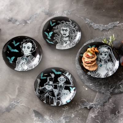 The Haunted Mansion Plates, Set of 4
