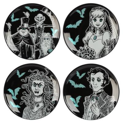 The Haunted Mansion Plates, Set of 4
