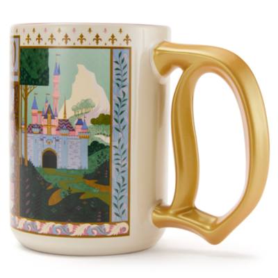 Sleeping Beauty Castle Disneyland Resort 70th Anniversary Mug